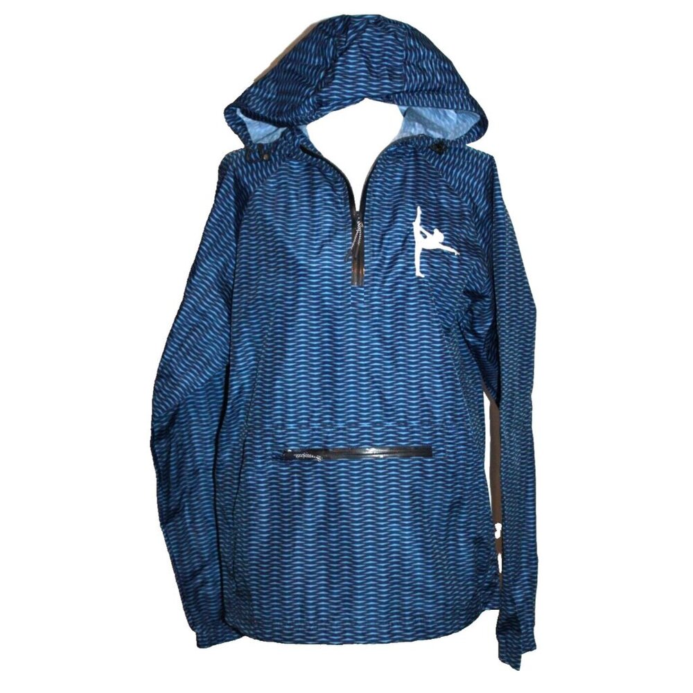 Holloway Jacket Adult Size Small S Rain Jacket Wind Breaker Gymnastics Blue NEW